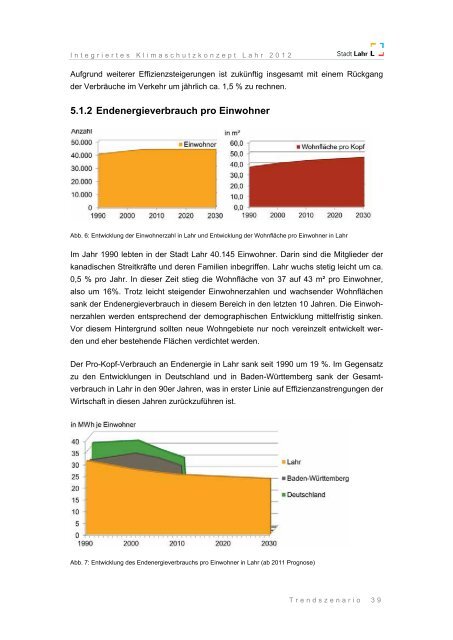 Integriertes Klimaschutzkonzept Lahr 2012 - Endbericht - Stadt Lahr