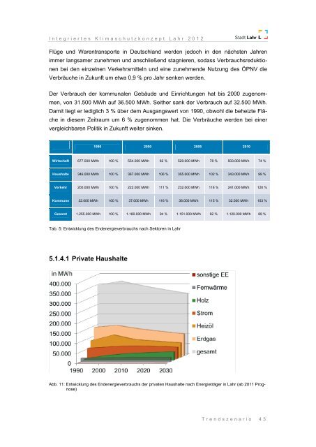 Integriertes Klimaschutzkonzept Lahr 2012 - Endbericht - Stadt Lahr