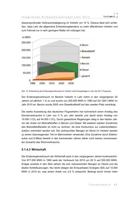 Integriertes Klimaschutzkonzept Lahr 2012 - Endbericht - Stadt Lahr