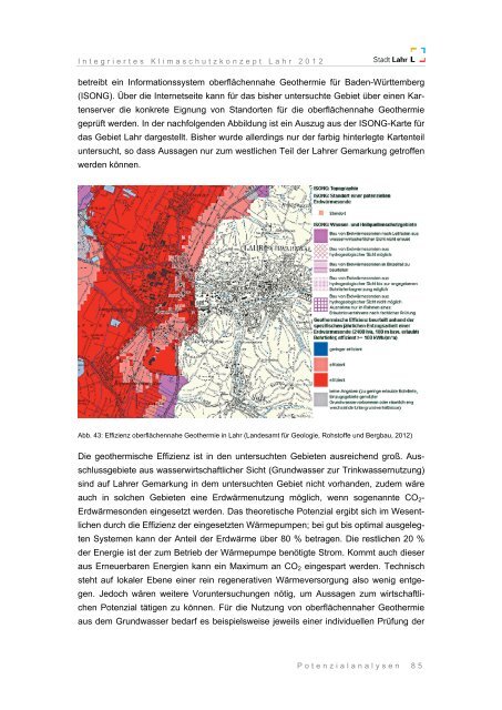 Integriertes Klimaschutzkonzept Lahr 2012 - Endbericht - Stadt Lahr