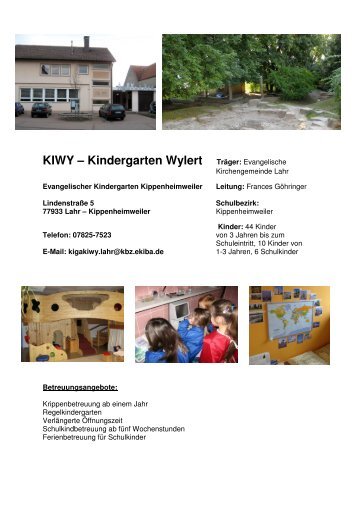 Evangelischer Kindergarten KIWY Kippenheimweiler