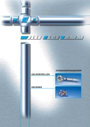 STANDARDPROGRAMM GELENKWELLEN GELENKE - Willi Elbe ...