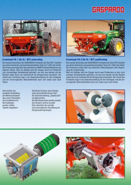 Pneumatische Einzelkornsägeräte Normal- und ... - Kotte Landtechnik