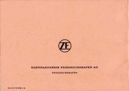 ZF Getriebe-Fibel - Eckhauber.ch