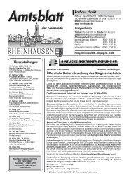 Nr. 6 - Gemeinde Rheinhausen
