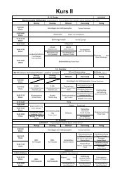 Stundenplan Kurs II 2012/2013 - Freie Landbauschule Bodensee