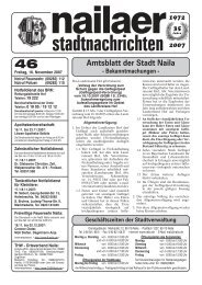 stadtnachrichten - Stadt Naila