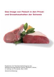 Das Image von Fleisch in den Privat- und Grosshaushalten der ...