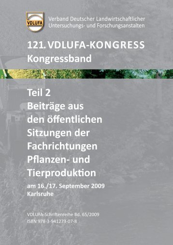 Produktivität in der Landwirtschaft - ein Widerspruch?, Teil II