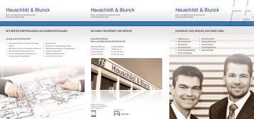 zur Wachschutz-Broschüre (PDF) - Hauschildt & Blunck