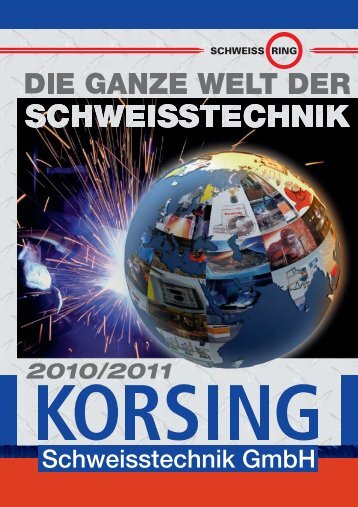 Lichtbogen-Schweiß- und Schneidtechnik - Korsing ...