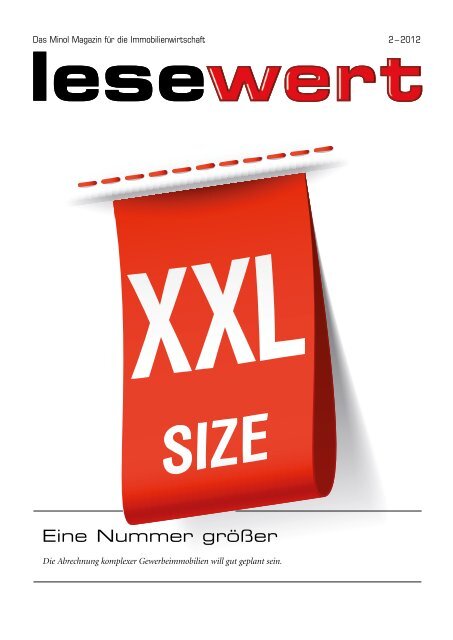 Eine Nummer größer - Lesewert-Magazin