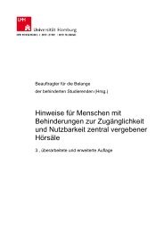 Hörsaal-Führer - Verwaltung.uni-hamburg.de - Universität Hamburg