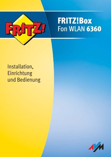 Handbuch FRITZ!Box Fon WLAN 6360 - Unitymedia