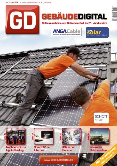 Mit Sonderbeilage Solartechnik - gebäudedigital