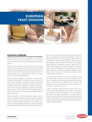 lallemand european yeast info sheet