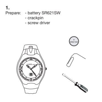 LAKS SmartTransactionWatch1 - How to change the battery