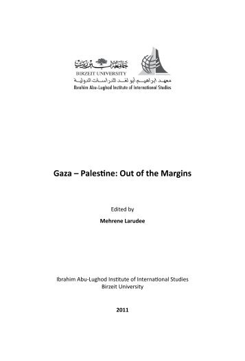 Gaza – Palestine: Out of the Margins - Birzeit University