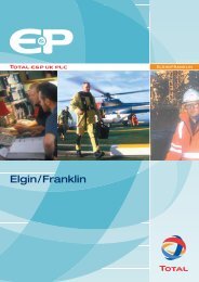 Elgin/Franklin brochure - Total in the UK