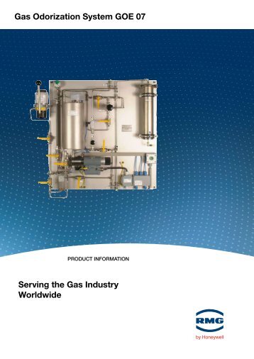 Gas Odorization System GOE 07 Serving the Gas Industry ... - rmg.com