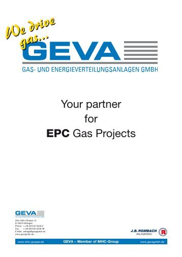 Your partner for EPC Gas Projects - GEVA Gas- und ...