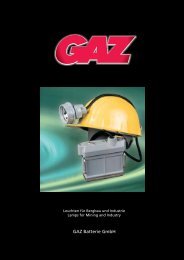 GAZ Batterie GmbH - GAZ Notstromsysteme GmbH - GAZ Batterie ...