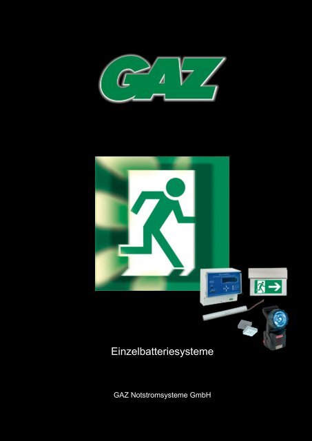 Einzelbatterieleuchten - GAZ Notstromsysteme GmbH