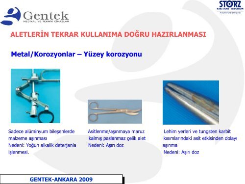 aletlerin tekrar kullanıma doğru hazırlanması