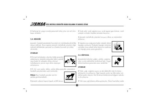 Emsa Kullanım Kılavuzu - Emsa Jeneratör