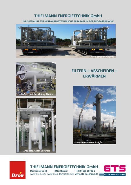 VEV-Ex Elektro-Vorwärmer - Thielmann Energietechnik GTS, Gas Filtration  und Vorwärmung