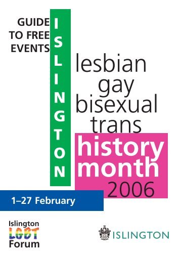 I S L I N G T O N - LGBT History Month