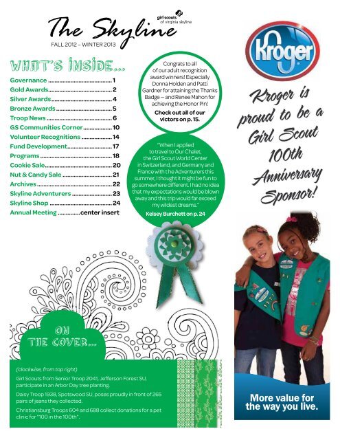 “100 for the 100th” - Girl Scouts of Virginia Skyline Council