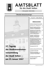 Amtsblatt Nr. 1 - Stadt Velten