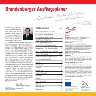 Brandenburger Ausflugsplaner - Ausflugsplaner Brandenburg