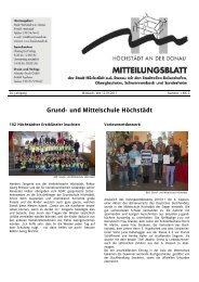 Grund- und Mittelschule Höchstädt - Verwaltungsgemeinschaft ...