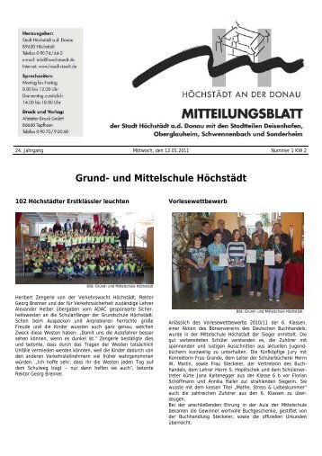 Grund- und Mittelschule Höchstädt - Verwaltungsgemeinschaft ...