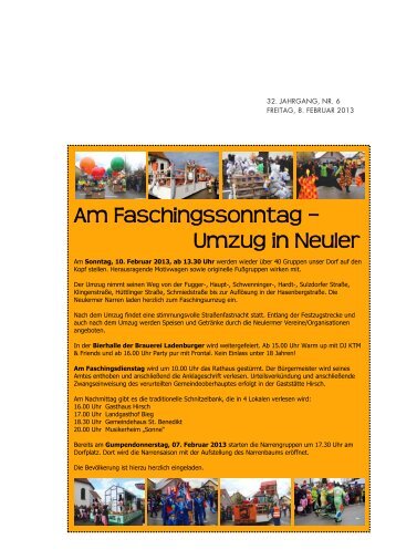 Amtsblatt KW 6 - Neuler