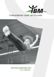 Mitteilungsblatt Nr. 3/2011 (PDF) - Turnverband Bern Mittelland