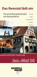 April 08 - Remstal-Route