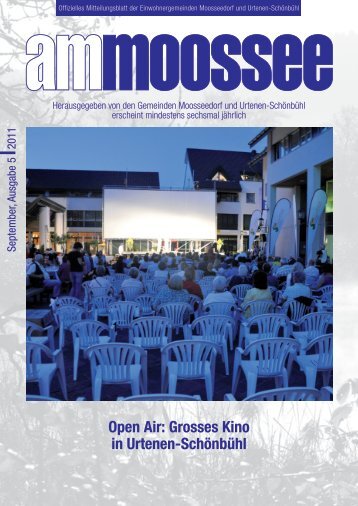 Open Air: Grosses Kino in Urtenen-Schönbühl
