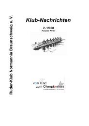 Klub-Nachrichten 2 / 2008 - Ruder-Klub 