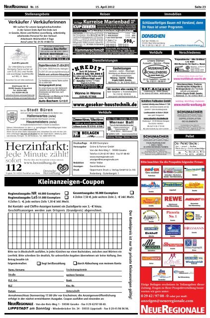 AUSNAHMSLOS* - Neue Regionale