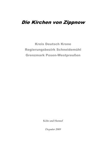 Die Kirchen von Zippnow - the Roots in DEUTSCH KRONE