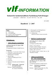 vlf-INFORMATION - Amt für Ernährung, Landwirtschaft und Forsten ...