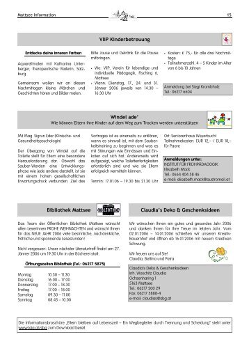 Bürgerinformation Nr. 12/S. 15 - 28 (0 bytes - Mattsee