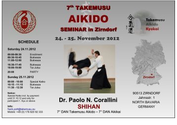 Ausschreibung - Takemusu Aiki Dojo Bayern