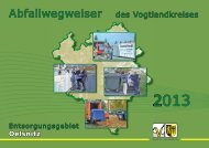Abfallwegweiser des Vogtlandkreises - Landratsamt Vogtlandkreis