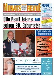 Otto Pendl feierte seinen 60. Geburtstag - MonatsRevue.at