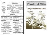 Pfarrbrief - St.Petrus