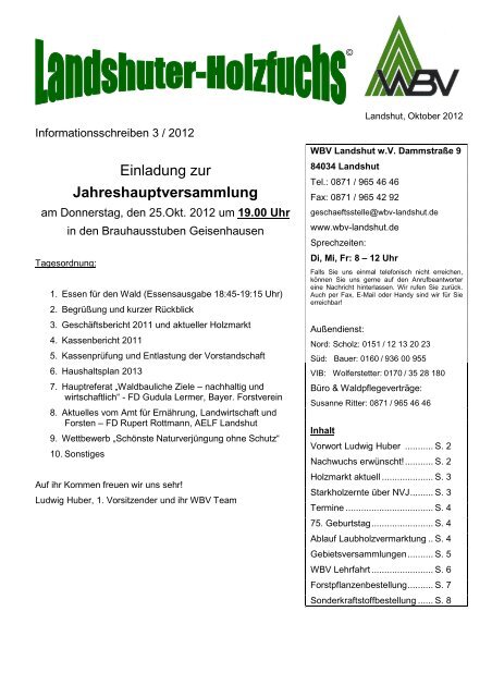 als .pdf herunterladen - (WBV) Landshut